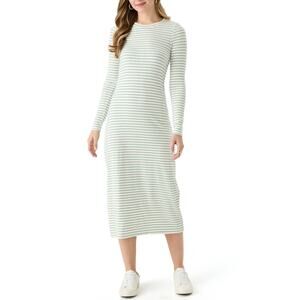 NWT Oak & Trellis size XL striped stretch knit dress